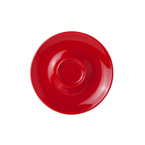 Bekijk de Bola Espresso Schotel rood-roomwit 12.5 cm. Koppen en schotel Los