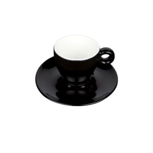 Bola Espresso zwart-roomwit 8 cl. SET