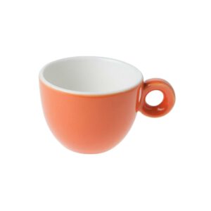 Bola Koffie Kop oranje-roomwit 15 cl.