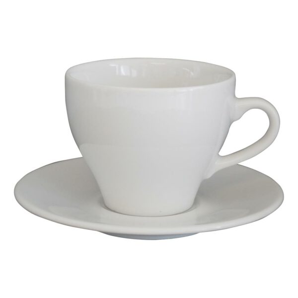 Bekijk de Dom Cappuccino wit 20 cl. SET Kop en schotel Sets