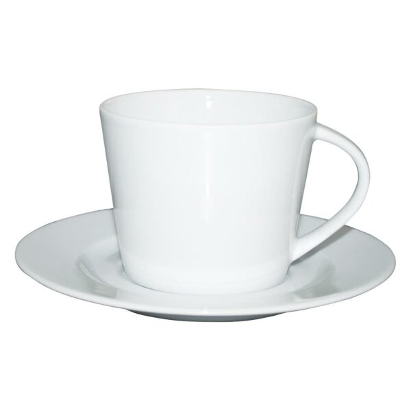 Bekijk de Eva Koffie wit 20 cl. SET Kop en schotel Sets