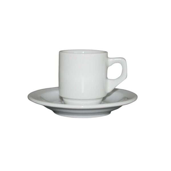 Bekijk de Sara Espresso wit 7 cl. SET Kop en schotel Sets