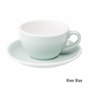 Egg Cappuccino Kop & Schotel 20 cl. River Blue