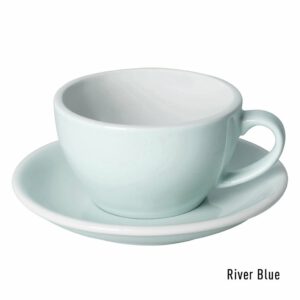 Egg Cappuccino Kop & Schotel 25 cl. River Blue