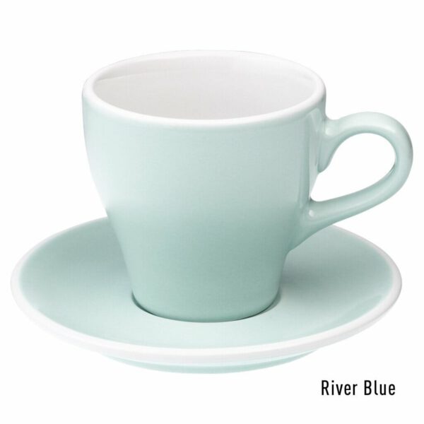 Tulip Cappuccino Kop & Schotel 28 cl. River Blue