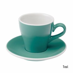 Tulip Koffie Kop & Schotel 18 cl. Teal