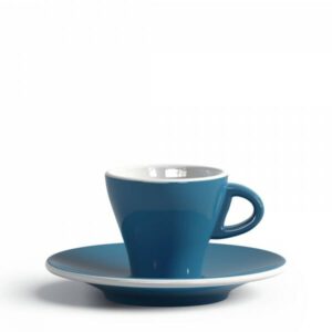 Gardenia Espresso kop en schotel Licht blauw 6,5 cl.