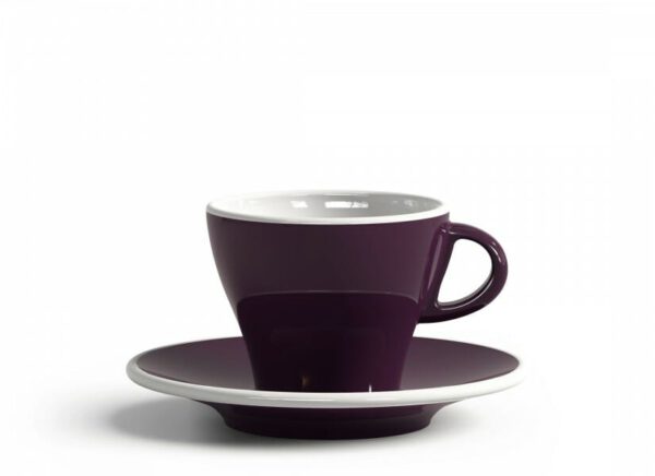 Gardenia Koffiekop en schotel Violet 18