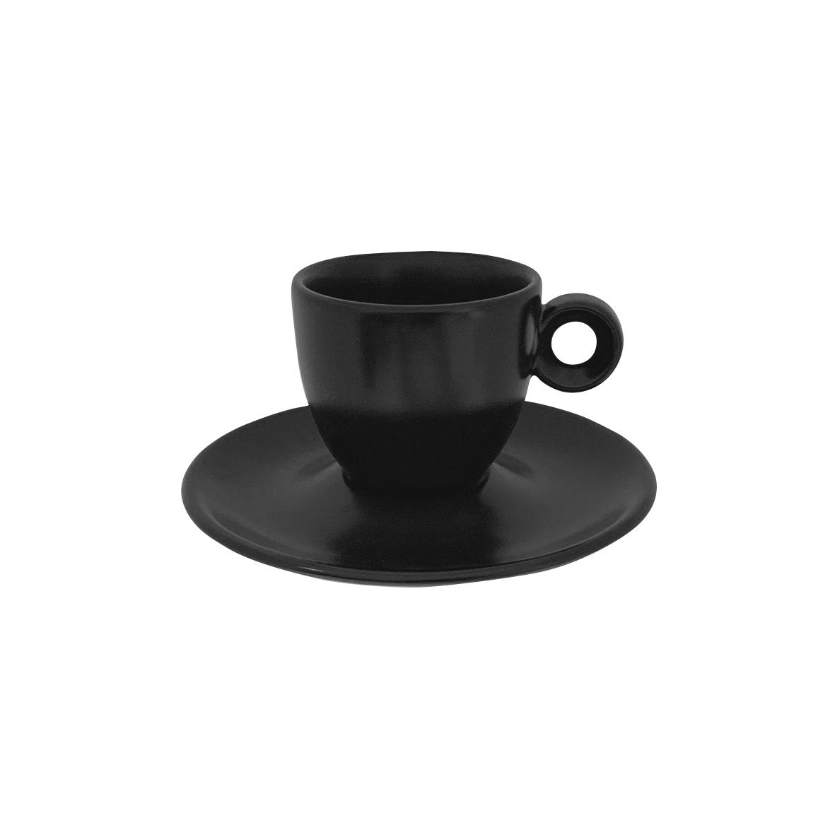 Bola Espressokop mat zwart 8 cl. SET