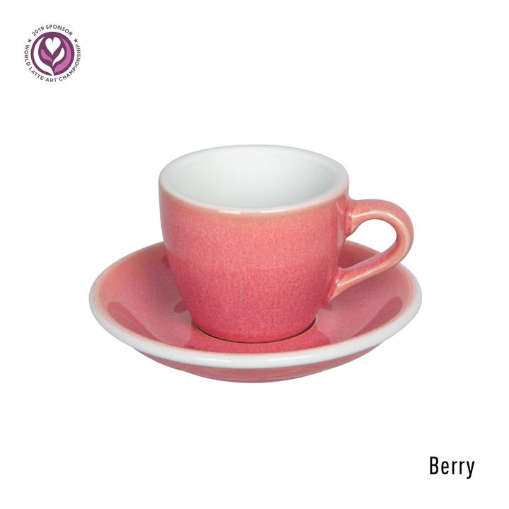 Loveramics Egg – Berry Espresso Kop & Schotel 8 cl.