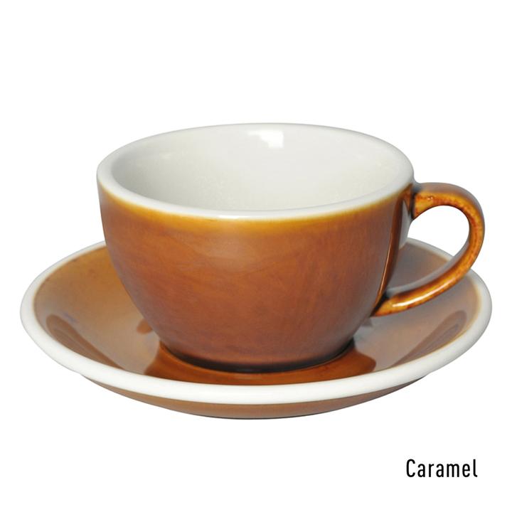 Loveramics Egg – Caramel Cappuccino kop & Schotel 25 cl.