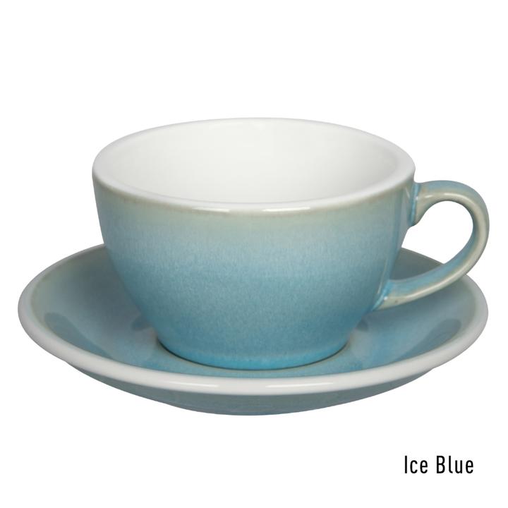 Loveramics Egg – Ice Blue Cappuccino kop & Schotel 25 cl.