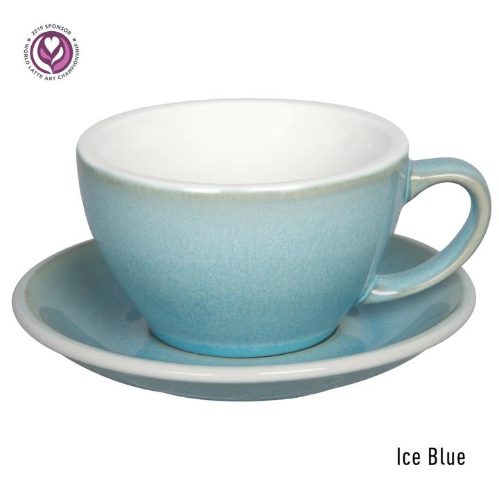 Loveramics Egg – Ice Blue Latte kop & Schotel 30 cl.