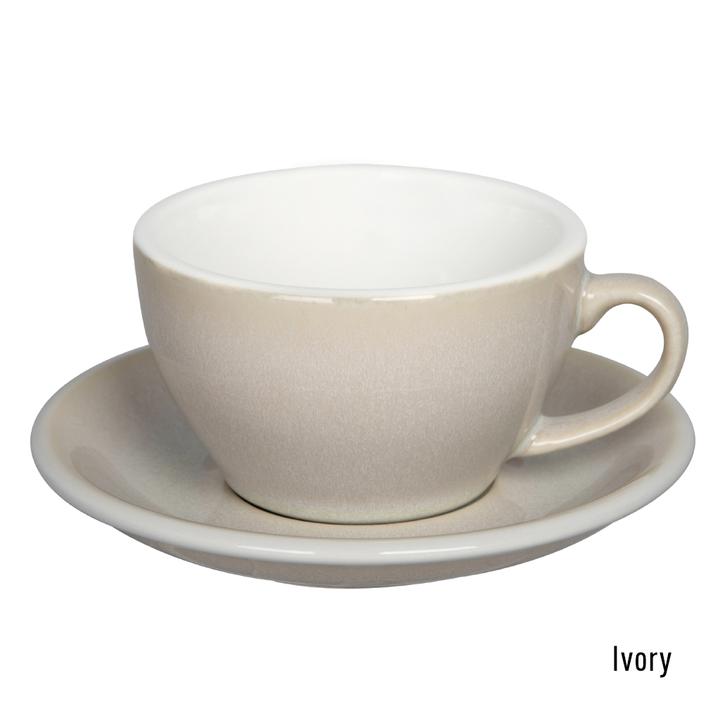 Loveramics Egg – Ivory Cappuccino kop & Schotel 25 cl.