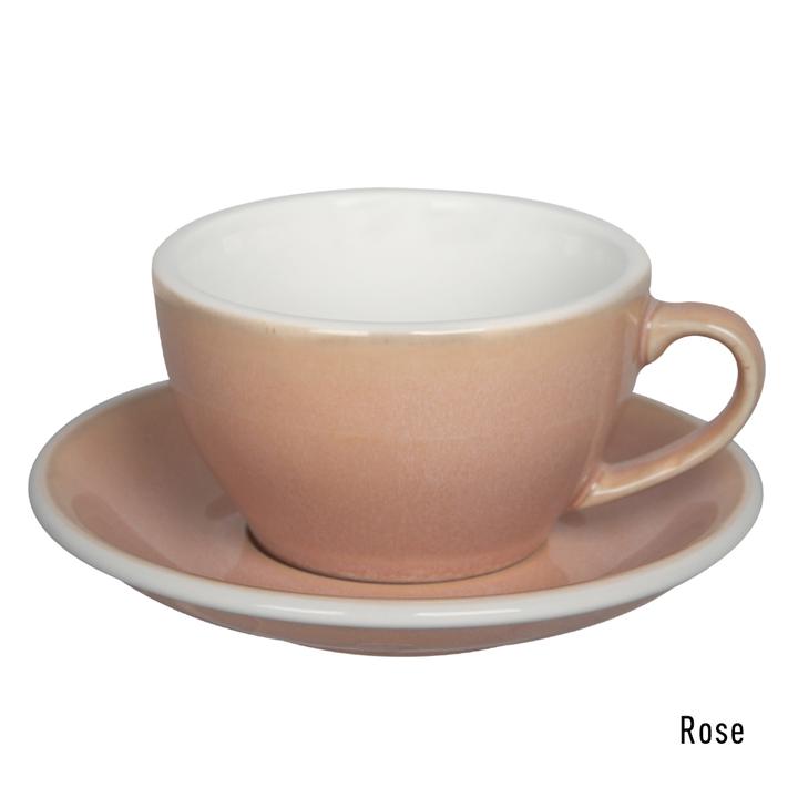 Loveramics Egg – Rose Cappuccino kop & Schotel 25 cl.